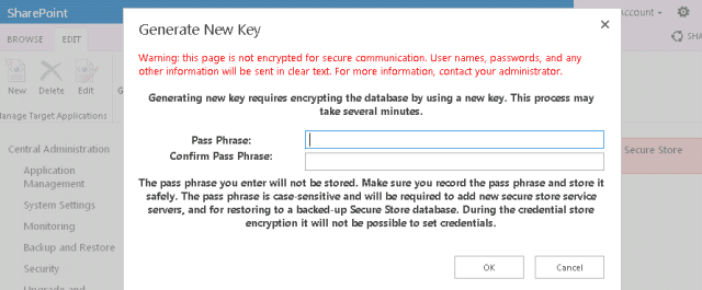 secure store service sharepoint 2016 step by step sharepoint configure secure store
