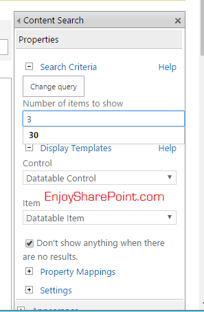 SharePoint 2013 content search web part JQuery Tabs