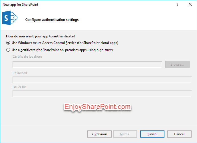 sharepoint provider hosted app register
