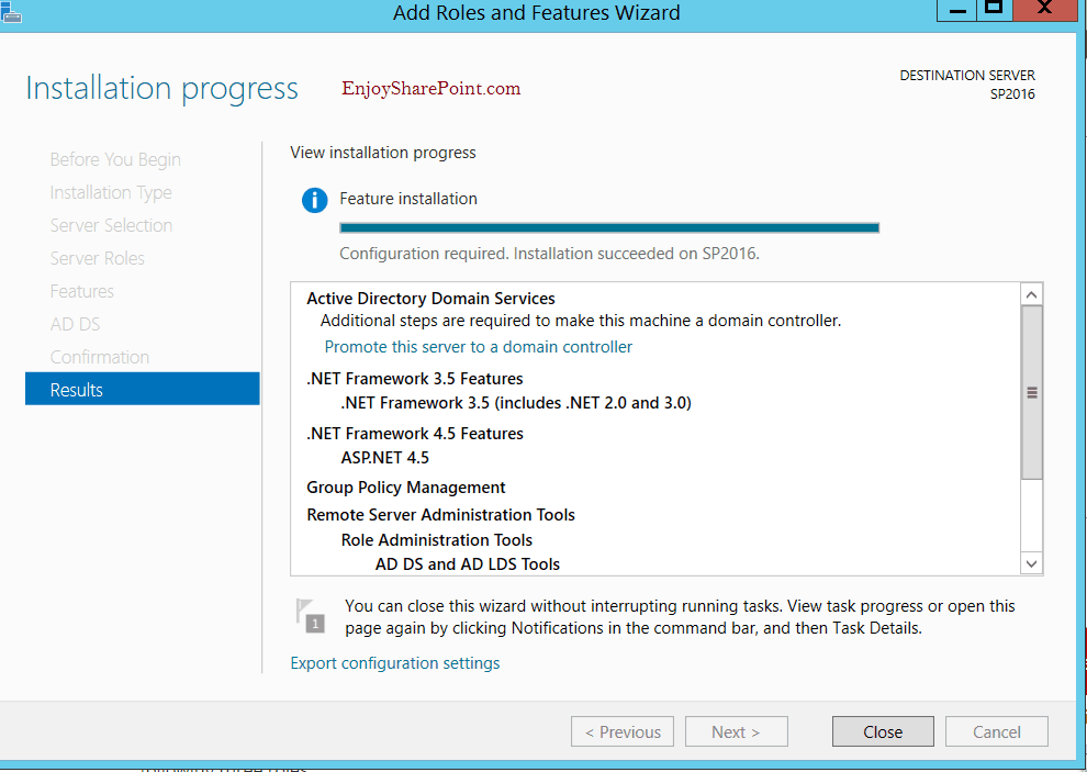 configure active directory domain service windows 2012 r2 install and configure active directory domain services in windows server 2016