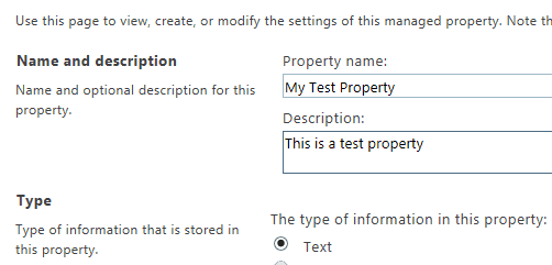 create managed property in sharepoint 2016