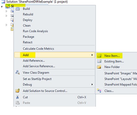 Create dll using Visual Studio 2010 sharepoint how to Create dll using Visual Studio 2010