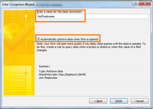 how to create data connection in infopath 2013 how to create data connection in infopath 2013