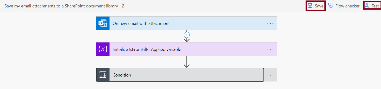 Microsoft Flow Or PowerAutomate Example Save My Email Attachments To A 