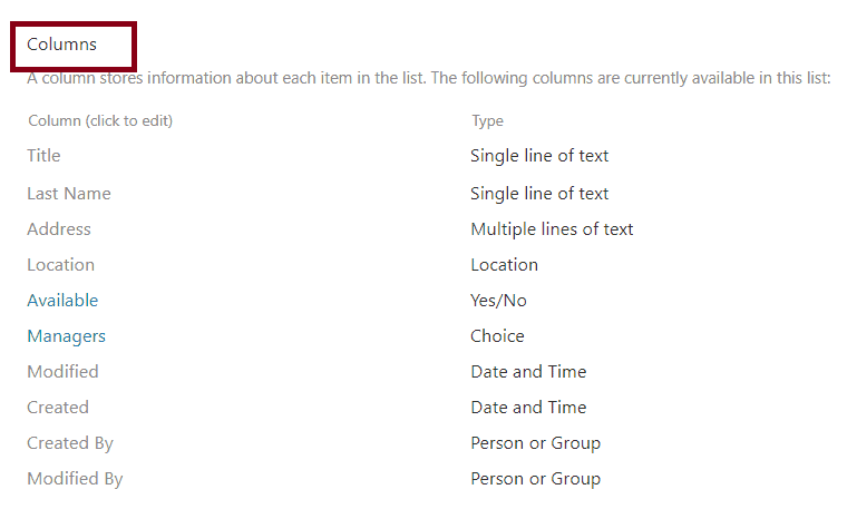 delete column from list delete a column from SharePoint online list