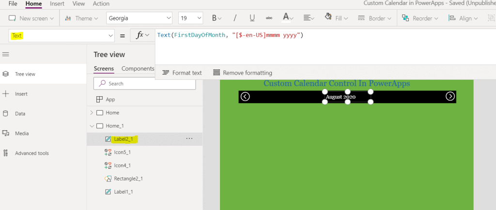 How To Create A Custom Calendar In PowerApps EnjoySharePoint