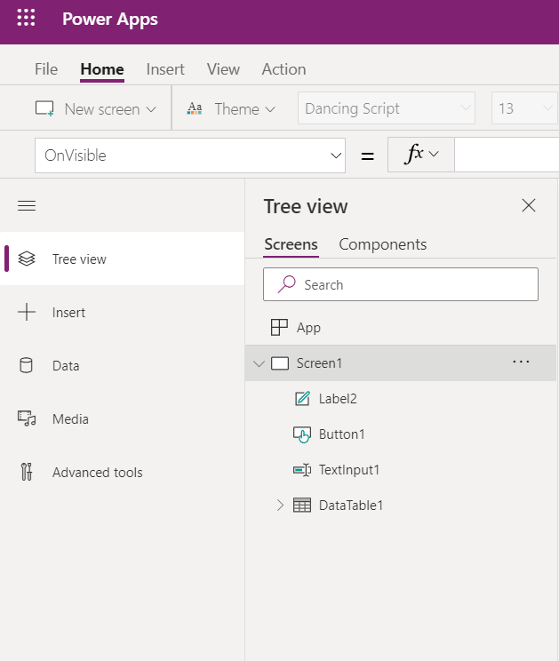 powerapps filter gallery by text input
