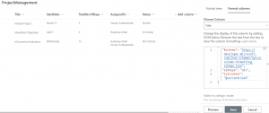 SharePoint Column Formatting using JSON