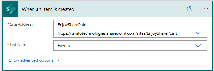 send email to sharepoint group using microsoft flow
