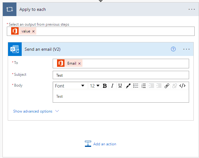  get email address from name using MS Flow