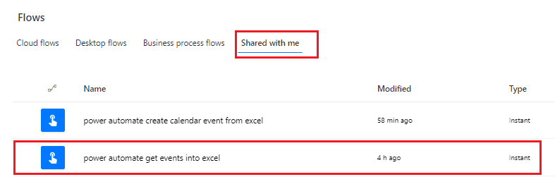 The specified object was not found in the store in MS flow