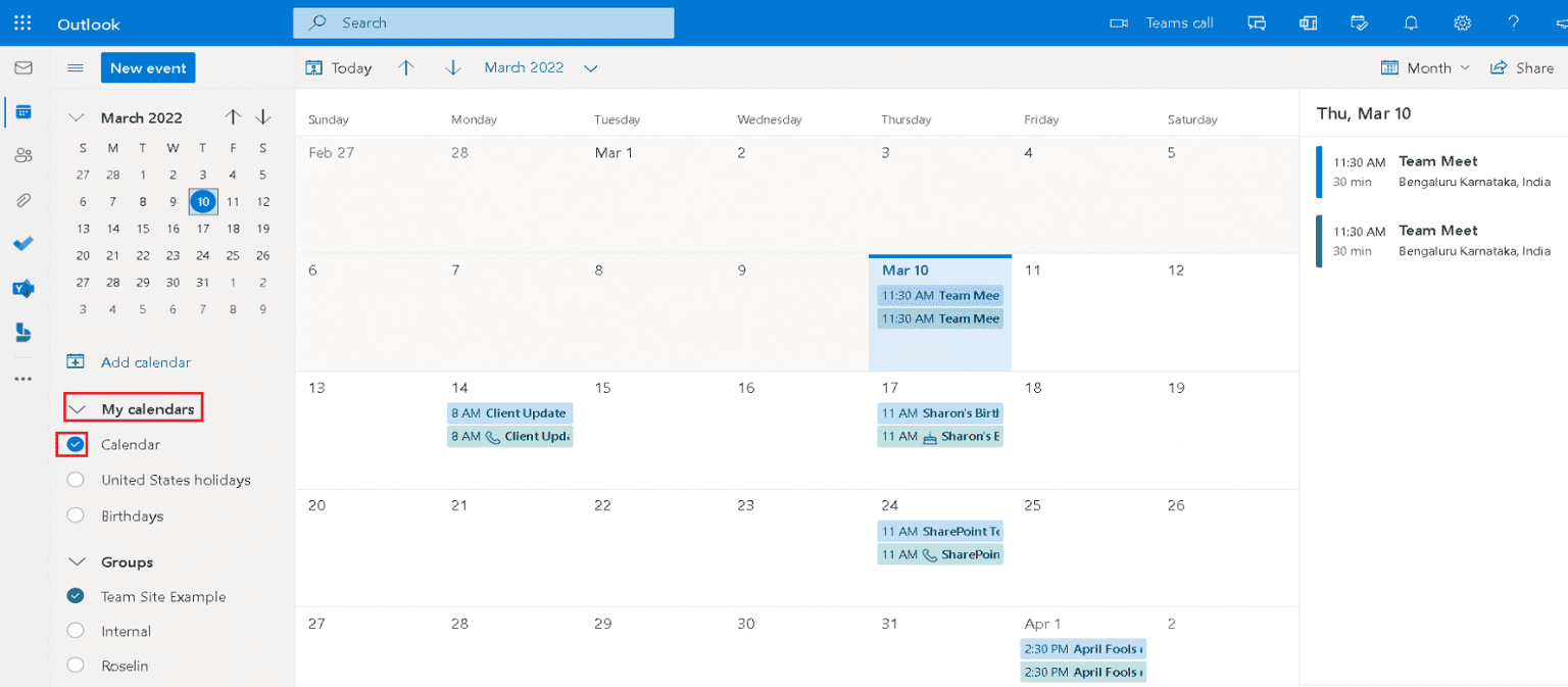 SharePoint Group Calendar Web Part EnjoySharePoint