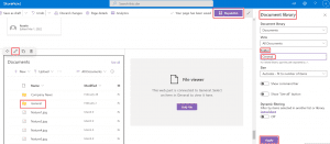 SharePoint Online Document Library Web Part