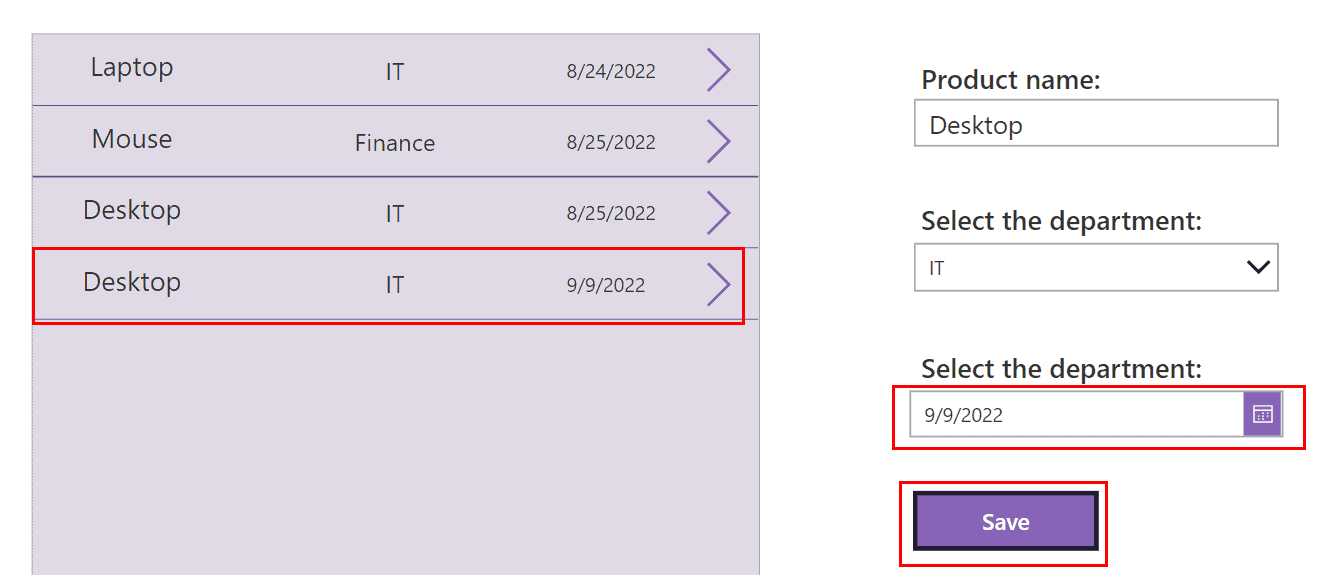 Power Apps Gallery Patch [With Various Examples] - Enjoy SharePoint