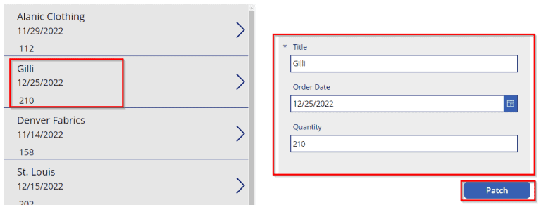 How to Patch a Collection in Power Apps