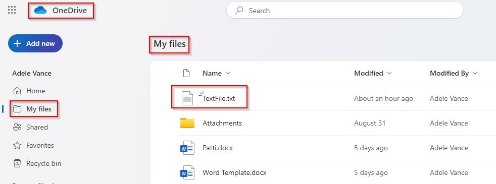 get file content using path power automate