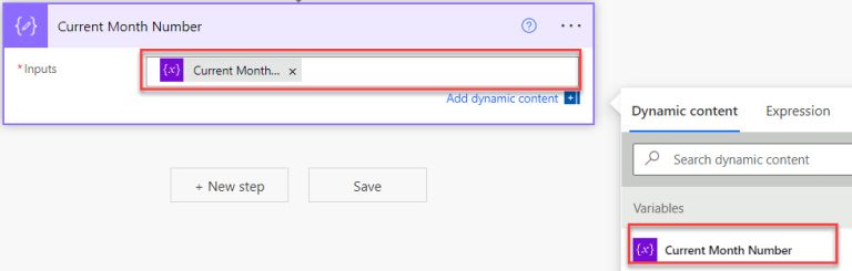 Get Current and Previous Month in Power Automate