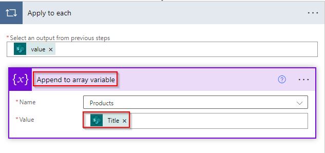 how to get unique values from array using power automate