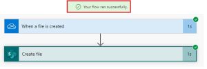 Copy Files from OneDrive to SharePoint using Power Automate