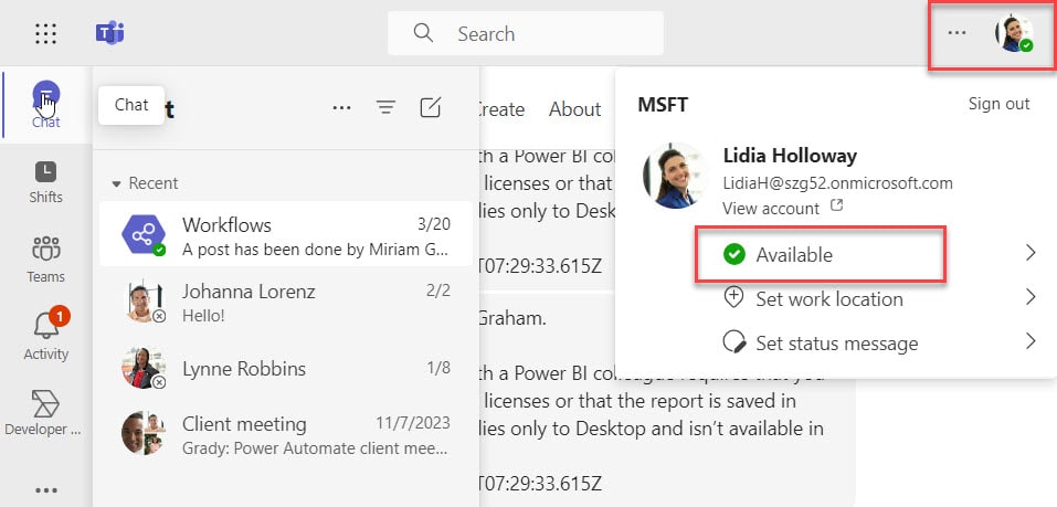 How to Set Microsoft Teams Status Using Power Automate