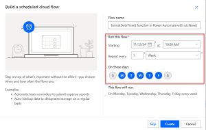 Formatdatetime formatDateTime() Function in Power Automate
