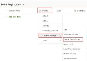Create a Custom ID Column in SharePoint List using JSON