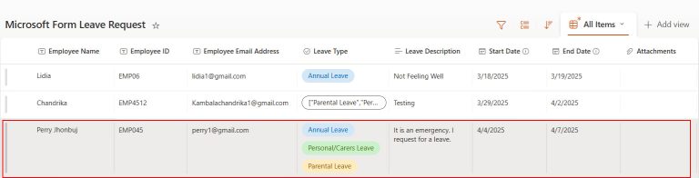 Save Microsoft Forms Responses to SharePoint List Using Power Automate