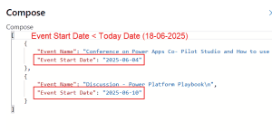 How to Filter an Array by Date in Power Automate?