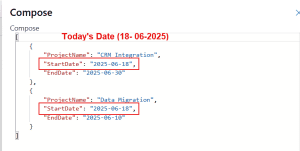 How to Filter an Array by Date in Power Automate?