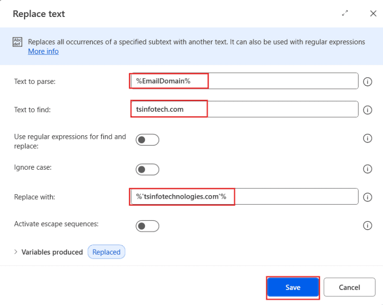 How to Find and Replace Text in Power Automate Desktop? - Enjoy SharePoint