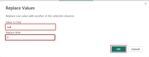 Replace Blank with Zero in Power BI Matrix Visual
