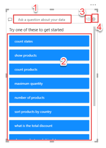 Power BI Q&A Visualization