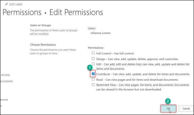 How to Give Unique Permissions For a SharePoint Library