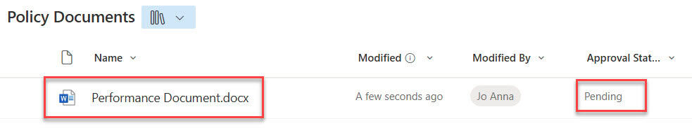 content approval in sharepoint online