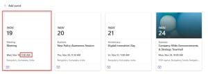 Events Web Part in SharePoint Online - Enjoy SharePoint