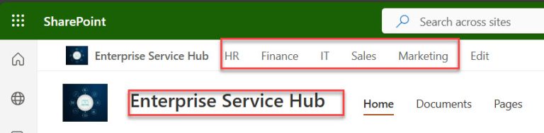 Create a Hub Site in SharePoint Online - Enjoy SharePoint
