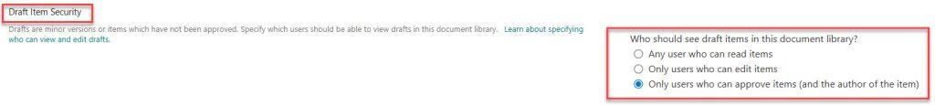 sharepoint require content approval for submitted items