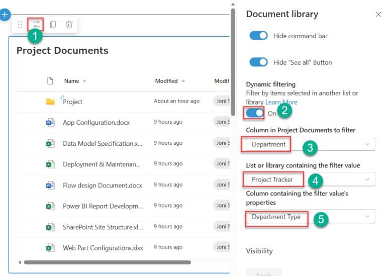 SharePoint Online Document Library Web Part