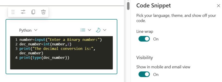 SharePoint Online Code Snippet Web Part - Enjoy SharePoint