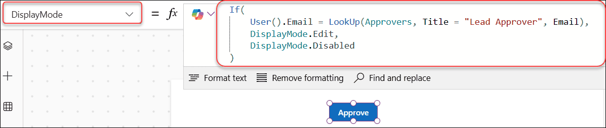 How to Set a Button to Disabled in Power Apps