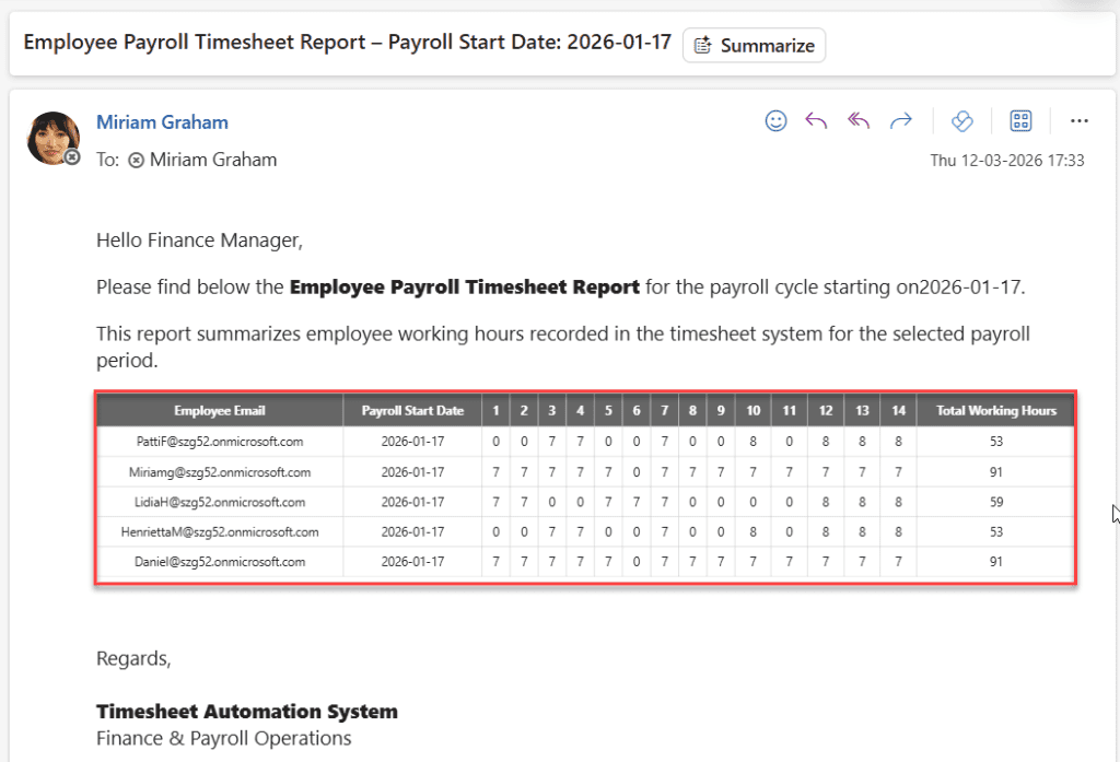 Automatically Send Table Reports from Power Apps using Power Automate