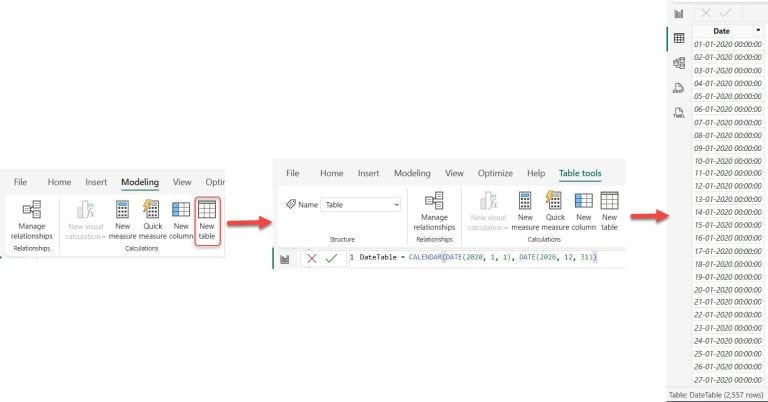 Power BI Date Table: 5 Methods + DAX Code [Complete Guide]