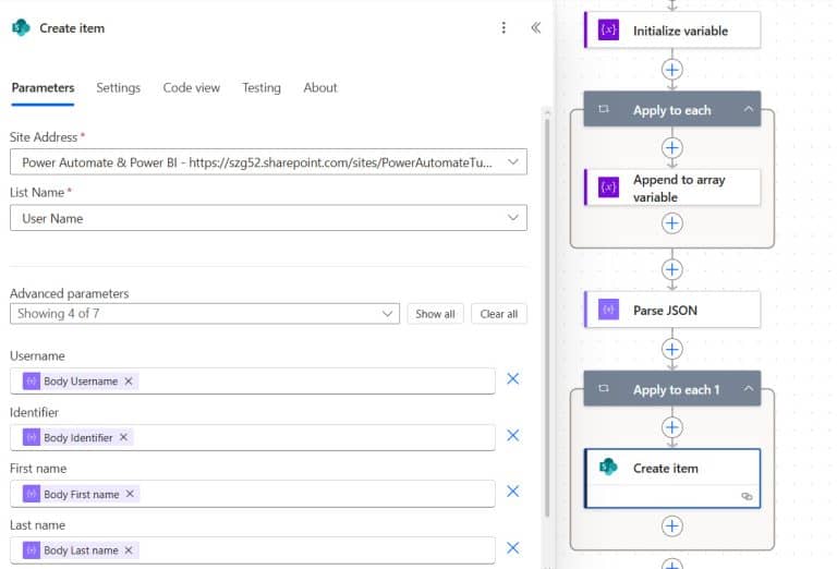 Import Data from Excel to a SharePoint list using Power Automate