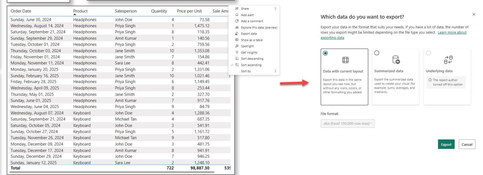Export Data from Power BI: With Limits, Fixes & Workarounds