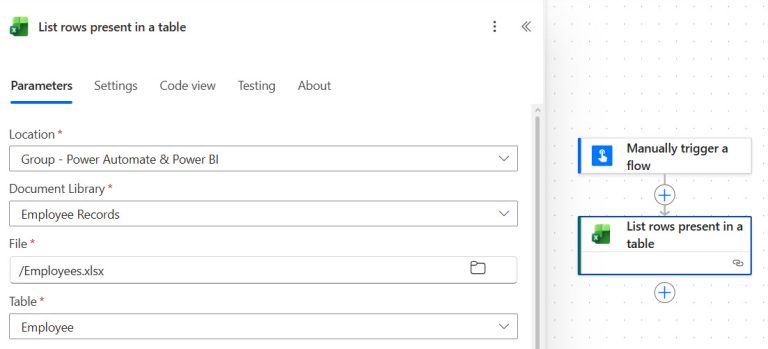 Import Data from Excel to a SharePoint list using Power Automate
