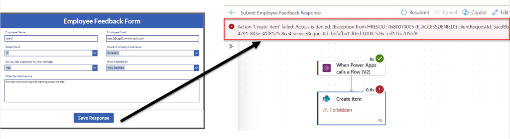 Power Automate flow Run-only users