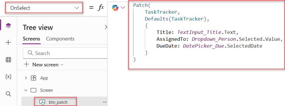 power apps patch function power apps patch function