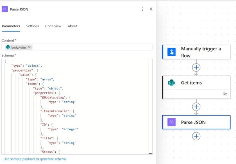 How to Parse JSON Object to Array in Power Automate