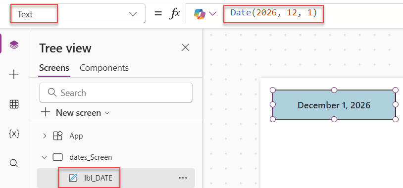 power apps date function power apps date function