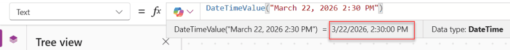 power apps datetimevalue function power apps datetimevalue function
